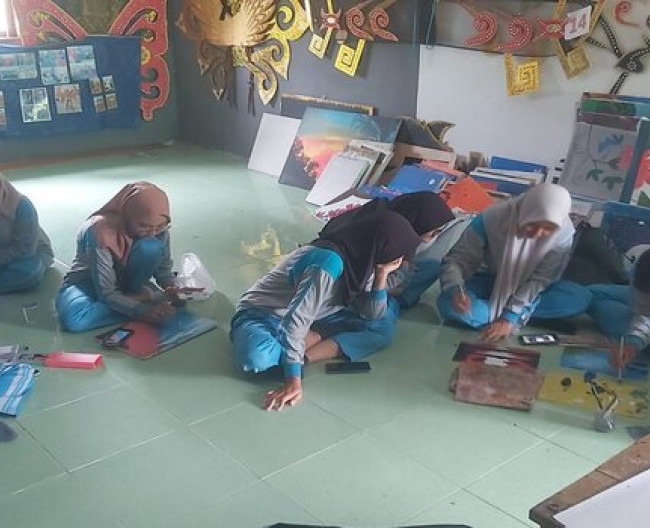 Pembelajaran Ekskul Seni Lukis